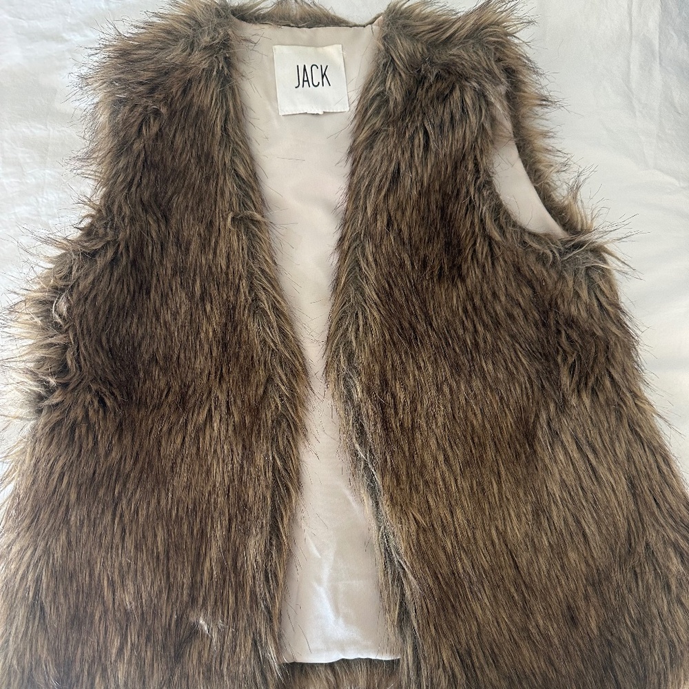Jack by BB Dakota faux fur vest